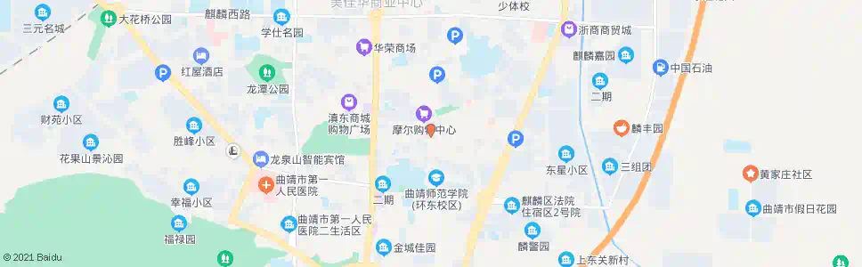 曲靖麒麟区医院_公交站地图_曲靖公交_妙搜公交查询2025
