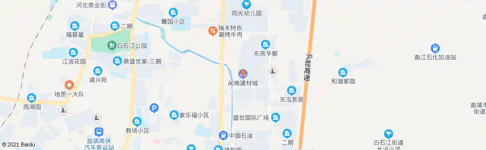 曲靖闽南建材城_公交站地图_曲靖公交_妙搜公交查询2025