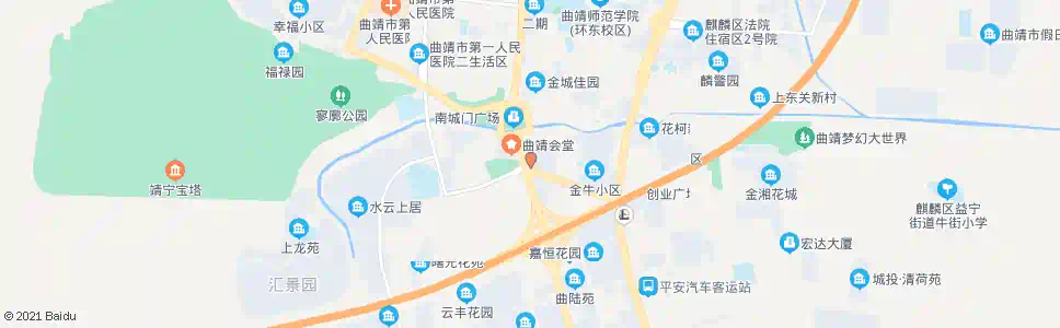 曲靖供排水公司二水厂_公交站地图_曲靖公交_妙搜公交查询2025