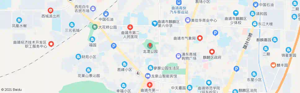 曲靖龙潭公园_公交站地图_曲靖公交_妙搜公交查询2025