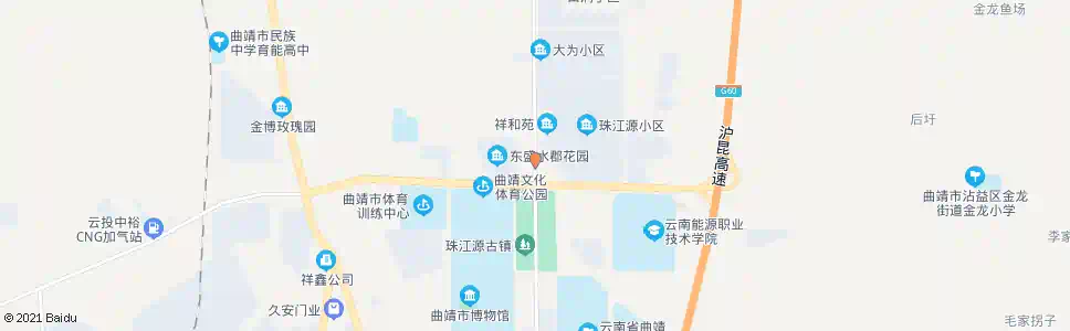 曲靖小坡联络线(珠江源大道)_公交站地图_曲靖公交_妙搜公交查询2025