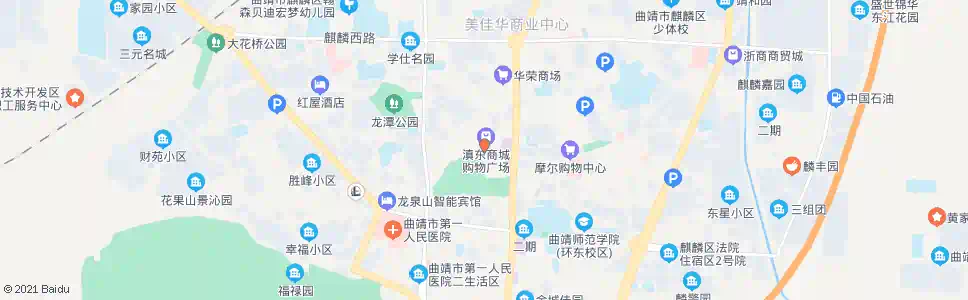 曲靖滇东商城_公交站地图_曲靖公交_妙搜公交查询2025