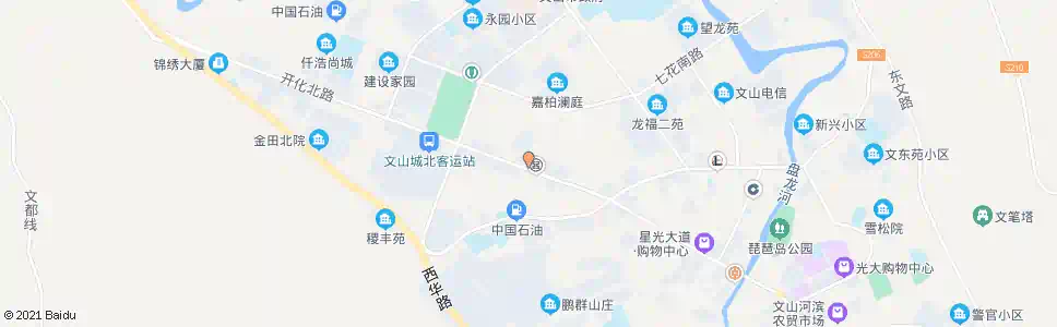 文山移动花园_公交站地图_文山公交_妙搜公交查询2025