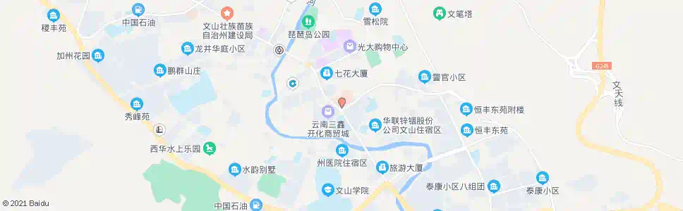 文山州人民医院_公交站地图_文山公交_妙搜公交查询2025