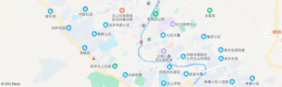 文山西华桥_公交站地图_文山公交_妙搜公交查询2025