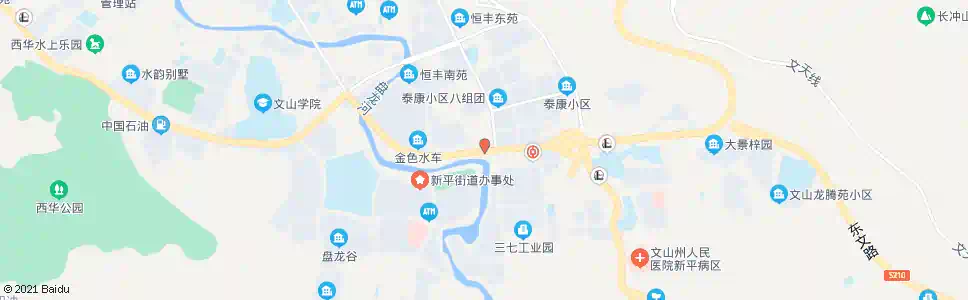 文山龙福苑_公交站地图_文山公交_妙搜公交查询2025