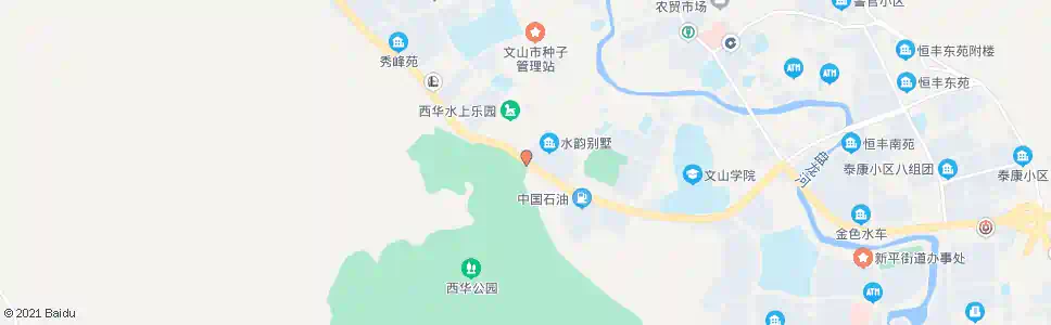 文山西华公园_公交站地图_文山公交_妙搜公交查询2025