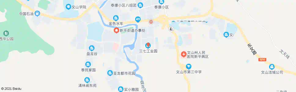 文山特安呐广场_公交站地图_文山公交_妙搜公交查询2025