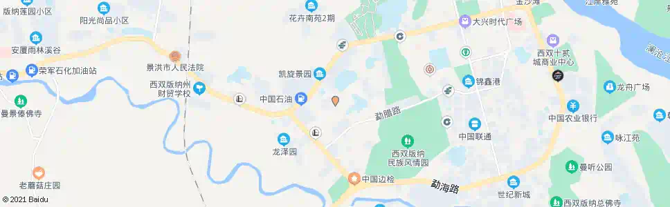 西双版纳景洪农场场部_公交站地图_西双版纳公交_妙搜公交查询2025