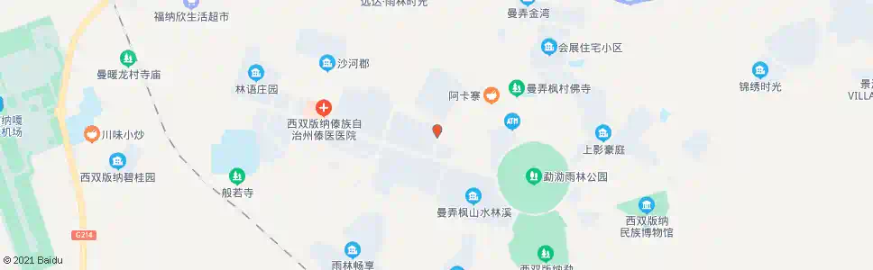 西双版纳曼弄枫公务园小区_公交站地图_西双版纳公交_妙搜公交查询2025