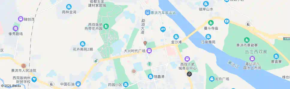 西双版纳孔雀湖_公交站地图_西双版纳公交_妙搜公交查询2025