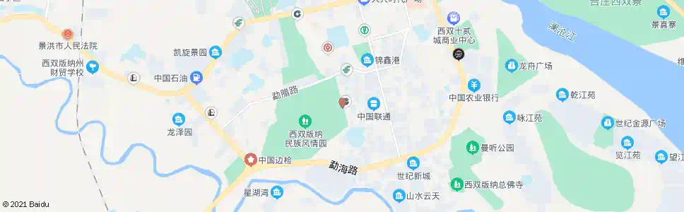 西双版纳文化宫广场_公交站地图_西双版纳公交_妙搜公交查询2025