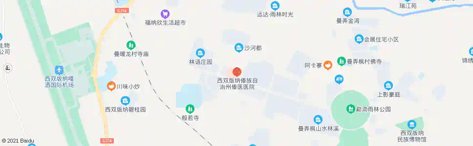 西双版纳州傣医院_公交站地图_西双版纳公交_妙搜公交查询2025