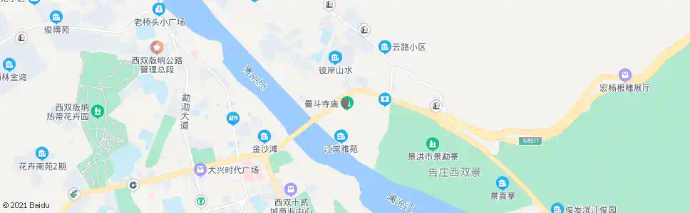 西双版纳曼斗村_公交站地图_西双版纳公交_妙搜公交查询2025