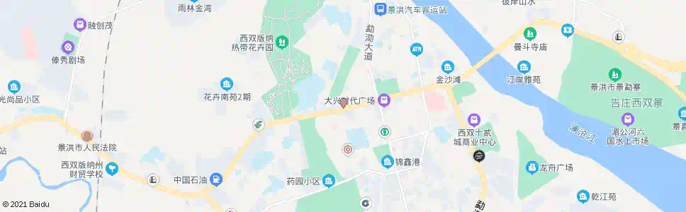 西双版纳莎湾西环中心_公交站地图_西双版纳公交_妙搜公交查询2025