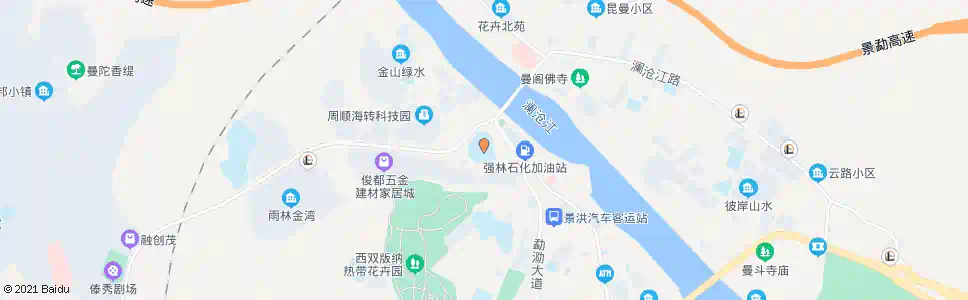 西双版纳景洪市第一中学(景洪市林业局)_公交站地图_西双版纳公交_妙搜公交查询2025