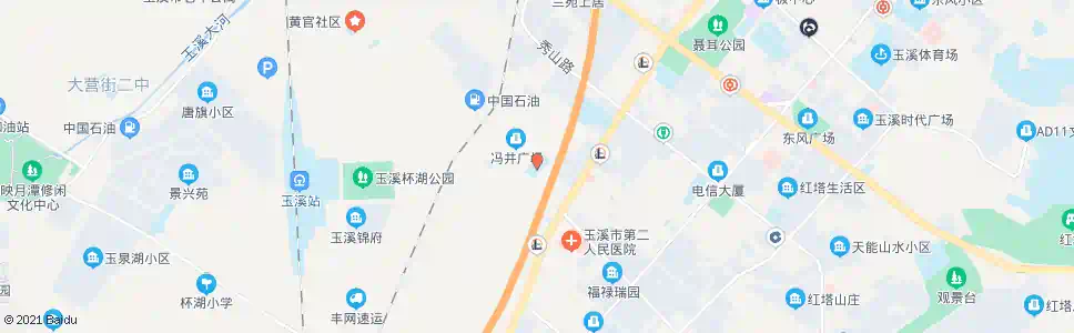 玉溪冯井小学_公交站地图_玉溪公交_妙搜公交查询2025