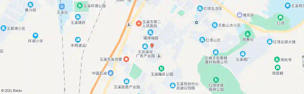 玉溪葫田二区_公交站地图_玉溪公交_妙搜公交查询2025