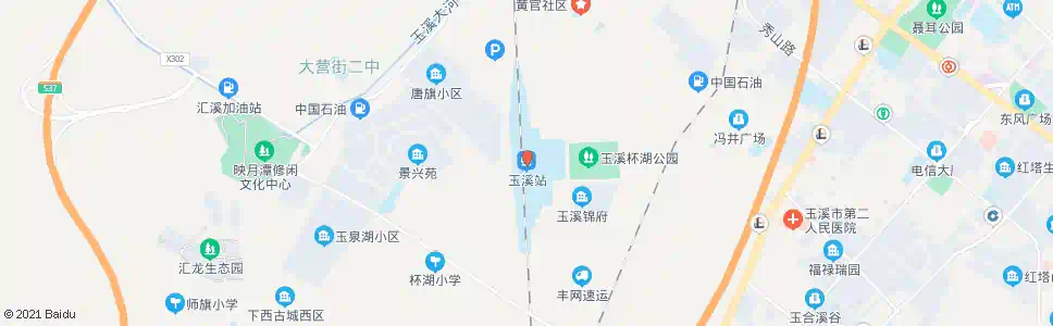 玉溪冯井_公交站地图_玉溪公交_妙搜公交查询2025