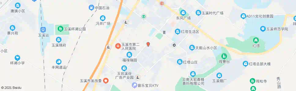 玉溪人大生活区_公交站地图_玉溪公交_妙搜公交查询2025