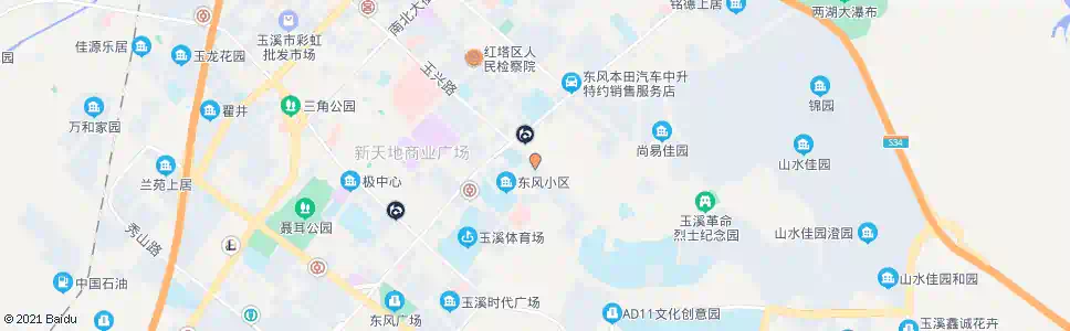 玉溪太平洋保险公司_公交站地图_玉溪公交_妙搜公交查询2025
