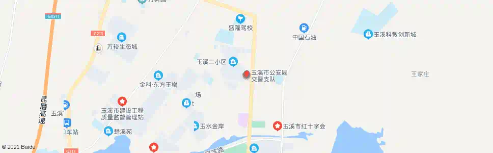 玉溪交警支队_公交站地图_玉溪公交_妙搜公交查询2025