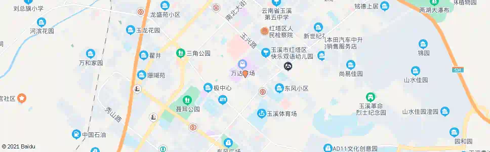 玉溪第二人民医院_公交站地图_玉溪公交_妙搜公交查询2025