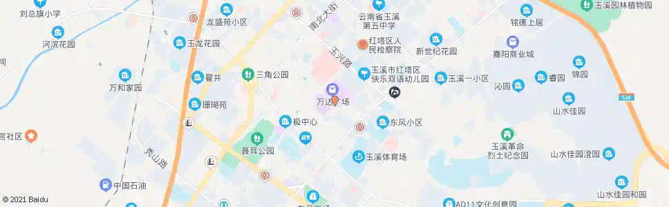 玉溪中所_公交站地图_玉溪公交_妙搜公交查询2025