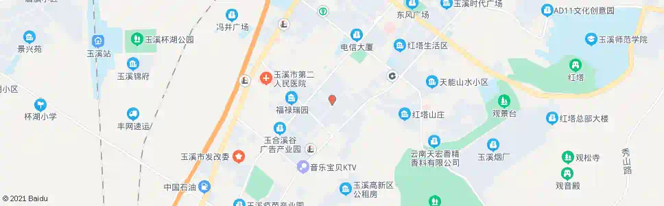 玉溪葫田小区_公交站地图_玉溪公交_妙搜公交查询2025
