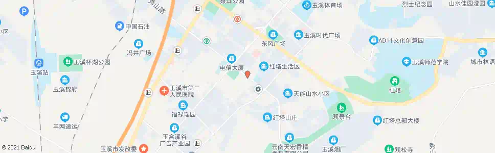 玉溪红塔文体中心_公交站地图_玉溪公交_妙搜公交查询2025