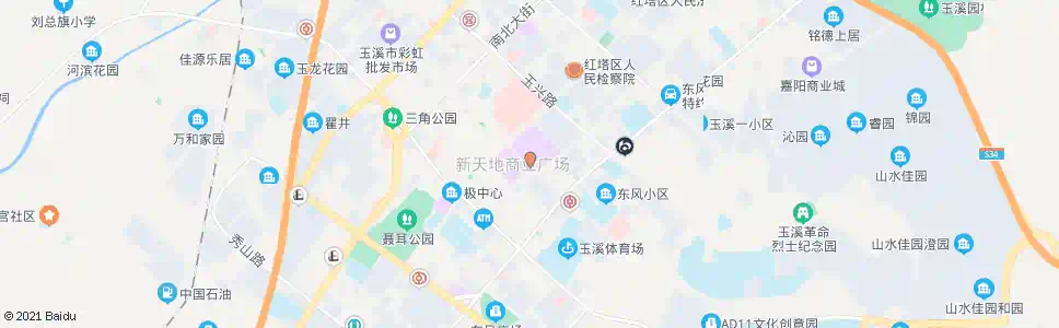 玉溪市人行_公交站地图_玉溪公交_妙搜公交查询2025