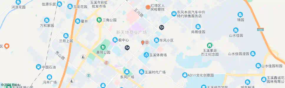 玉溪会堂_公交站地图_玉溪公交_妙搜公交查询2025