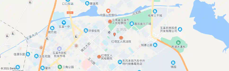 玉溪玉湖园_公交站地图_玉溪公交_妙搜公交查询2025