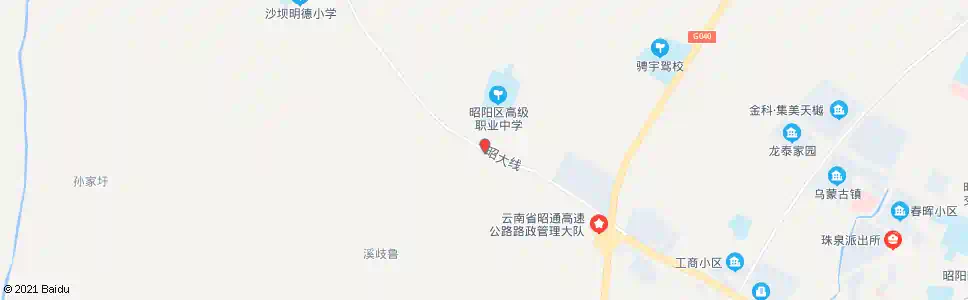 昭通职业中学_公交站地图_昭通公交_妙搜公交查询2025