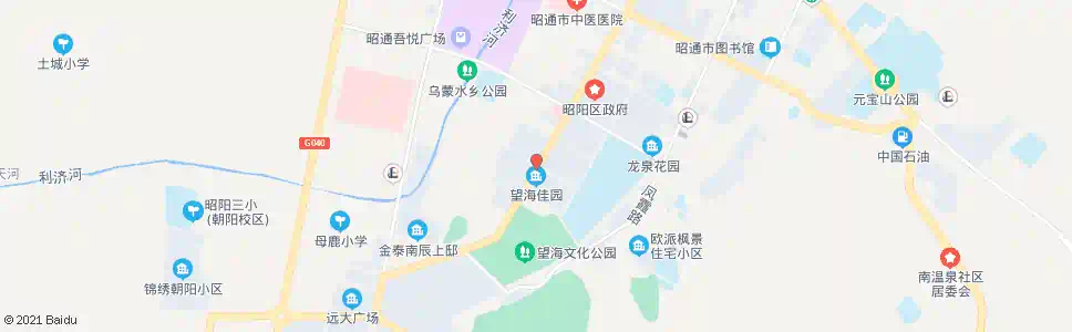 昭通望海楼路口_公交站地图_昭通公交_妙搜公交查询2025