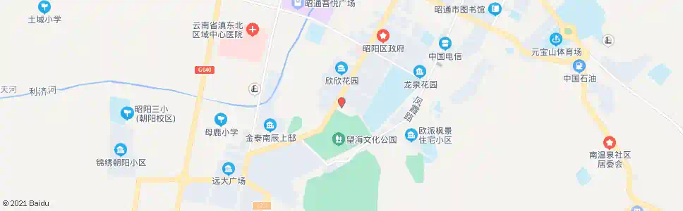 昭通望海楼_公交站地图_昭通公交_妙搜公交查询2025