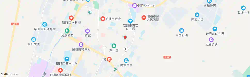 昭通步行街口_公交站地图_昭通公交_妙搜公交查询2025