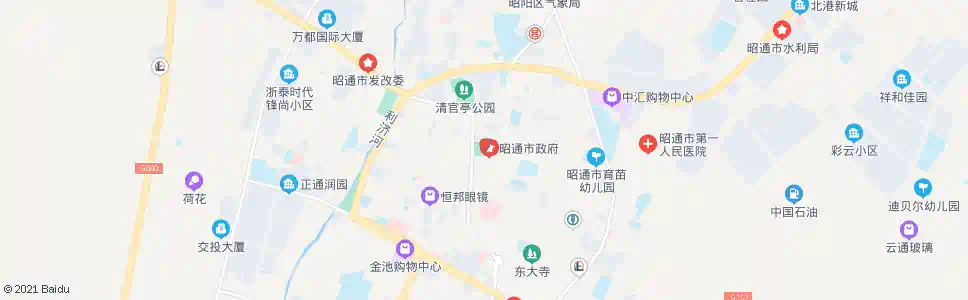 昭通第二人民医院_公交站地图_昭通公交_妙搜公交查询2025