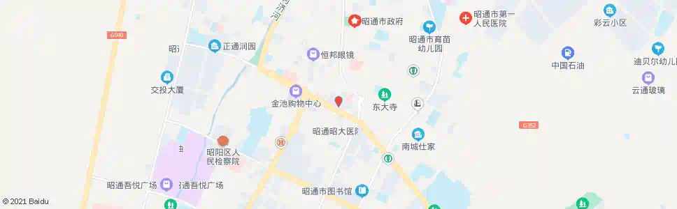 昭通滇东北大市场_公交站地图_昭通公交_妙搜公交查询2025