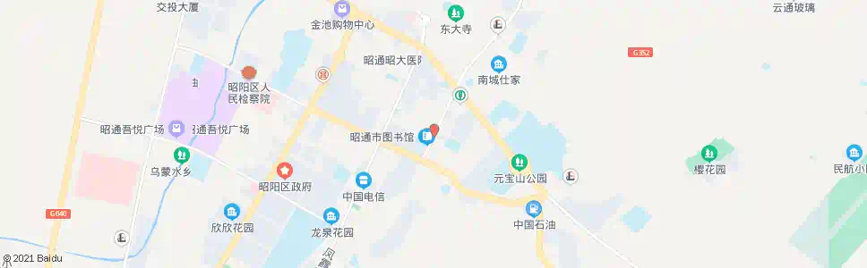 昭通昭通日报社_公交站地图_昭通公交_妙搜公交查询2025