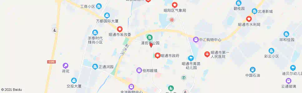 昭通清官亭_公交站地图_昭通公交_妙搜公交查询2025