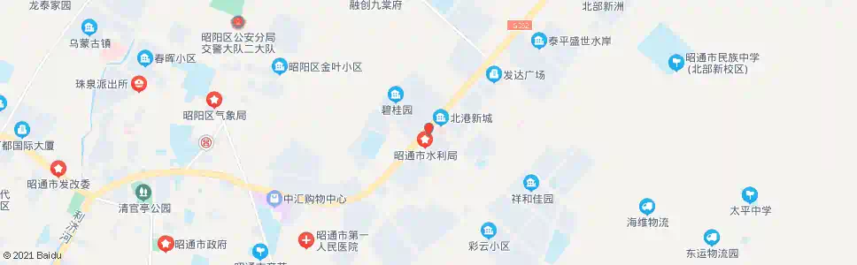 昭通太平村一社_公交站地图_昭通公交_妙搜公交查询2025