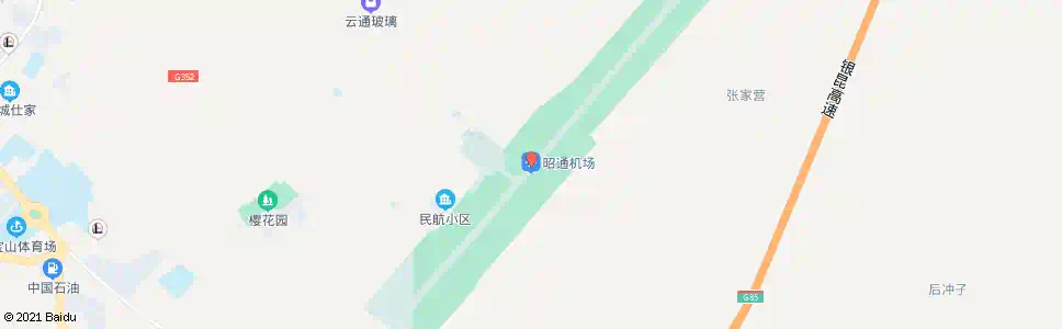 昭通机场家属区_公交站地图_昭通公交_妙搜公交查询2025