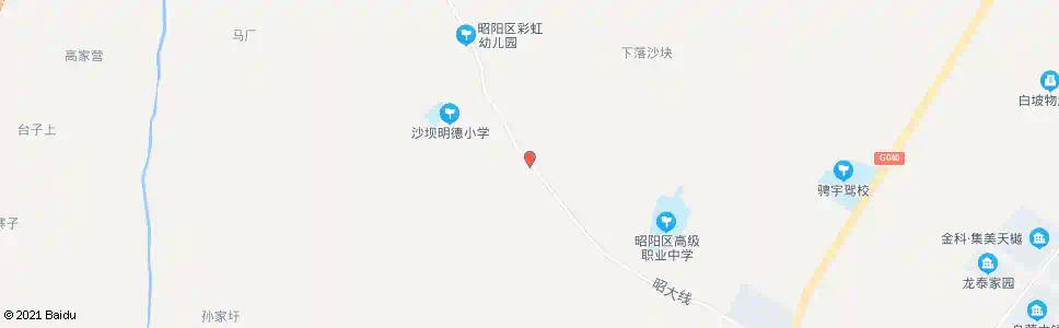 昭通沙坝十社_公交站地图_昭通公交_妙搜公交查询2025