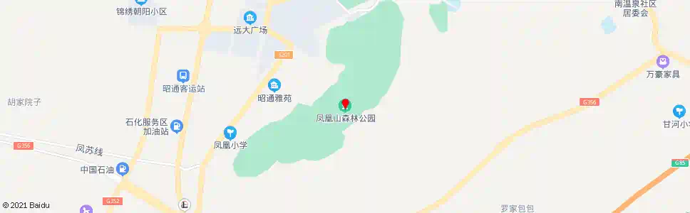 昭通凤凰山烈士陵园_公交站地图_昭通公交_妙搜公交查询2025