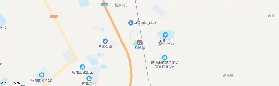 昭通火车站_公交站地图_昭通公交_妙搜公交查询2025