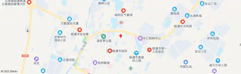 昭通小北门_公交站地图_昭通公交_妙搜公交查询2025