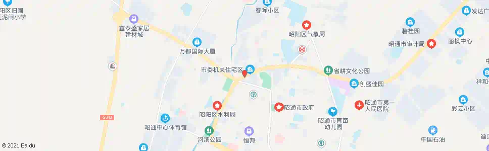 昭通牛角湾_公交站地图_昭通公交_妙搜公交查询2025