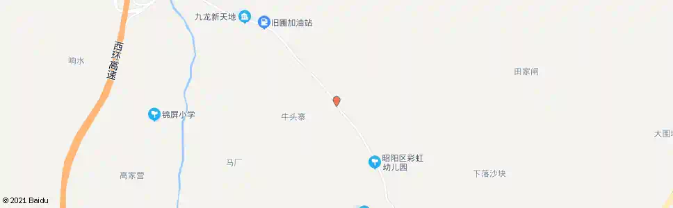 昭通沙坝村公所_公交站地图_昭通公交_妙搜公交查询2025