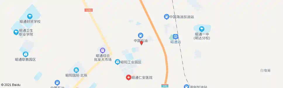 昭通箐门叉路口_公交站地图_昭通公交_妙搜公交查询2025